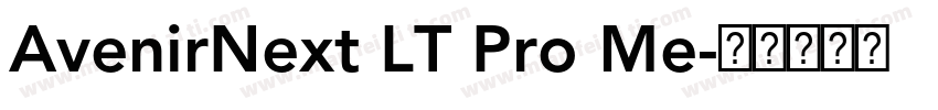 AvenirNext LT Pro Me字体转换